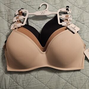 Brand New- Women's Intimates Bra Set - Black, Tan, Cream